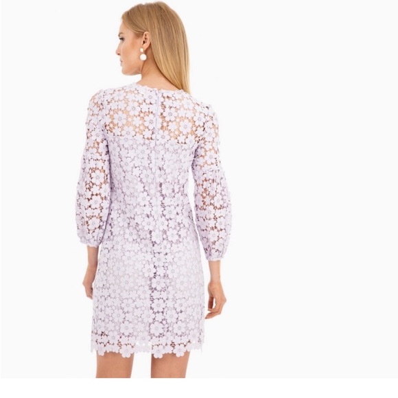 Shoshanna Lilac Floral Mini Dress - Picture 2 of 13